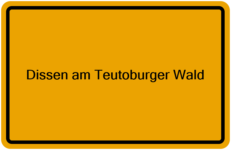 Handelsregisterauszug Dissen am Teutoburger Wald